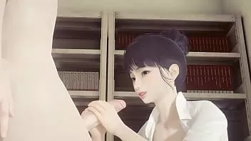 play Hentai non censuré - shoko se branle et éjacule sur son visage et se fait baiser en attrapant ses seins - japonais asiatique manga anime jeu porno