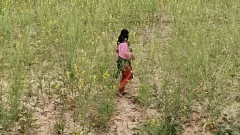 play Trío al aire libre con una adolescente india gordita desi