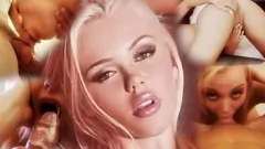 play Heißes blondes Model sehnt sich nach Schwänzen und verlangt Cumshot-Deepthroat-Erlebnis