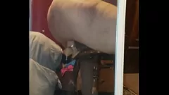 चलाएँ रेडहेड मिल्फ बड़े डिल्डो से गीली और गर्म हो जाती है